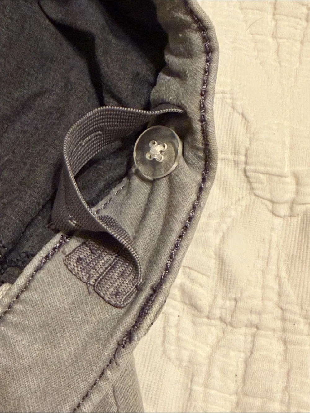 2 for$5✨Wonder Nation Kid’s Slim Jeans - Light Gray Wash, Size 14 Husky